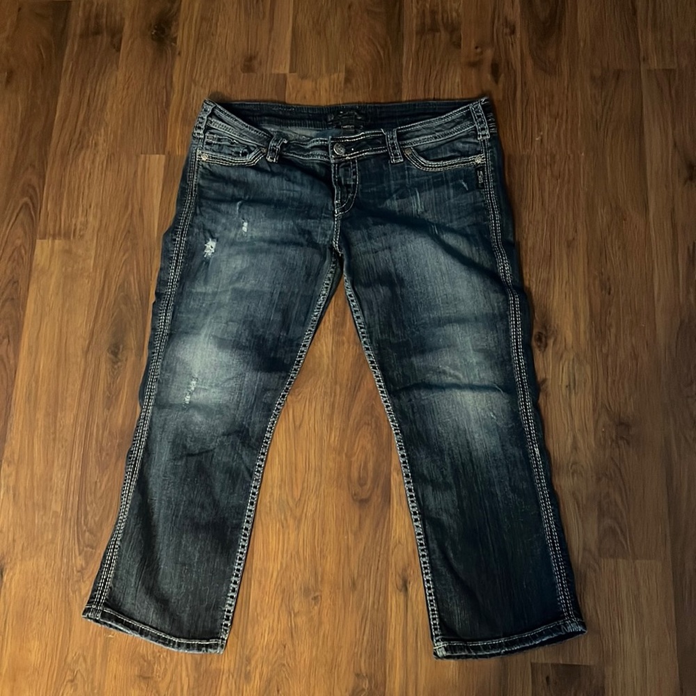 Women’s Silver Capri